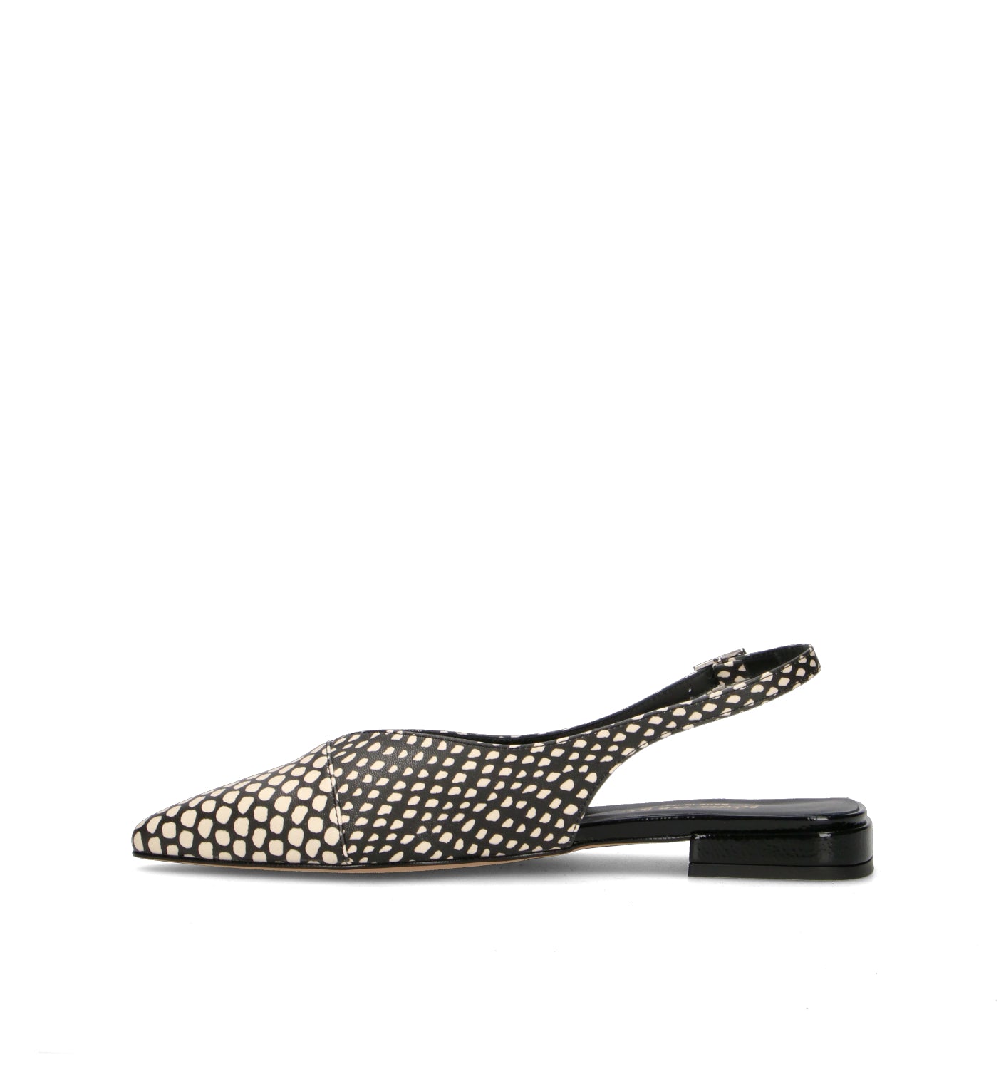 REBECCA VAN DIK Slingback donna bianca/nera