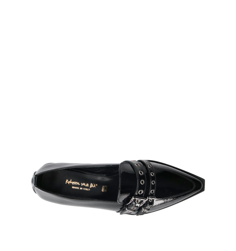 REBECCA VAN DIK Mocassino donna nero