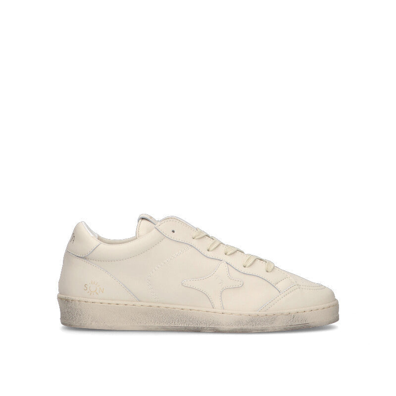 AMA-BRAND Sneaker uomo panna in pelle