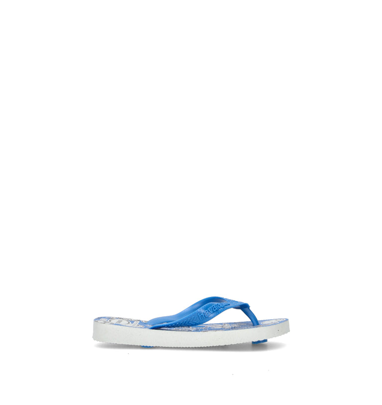 HAVAIANAS Ciabatta bimbo bianca/azzurra