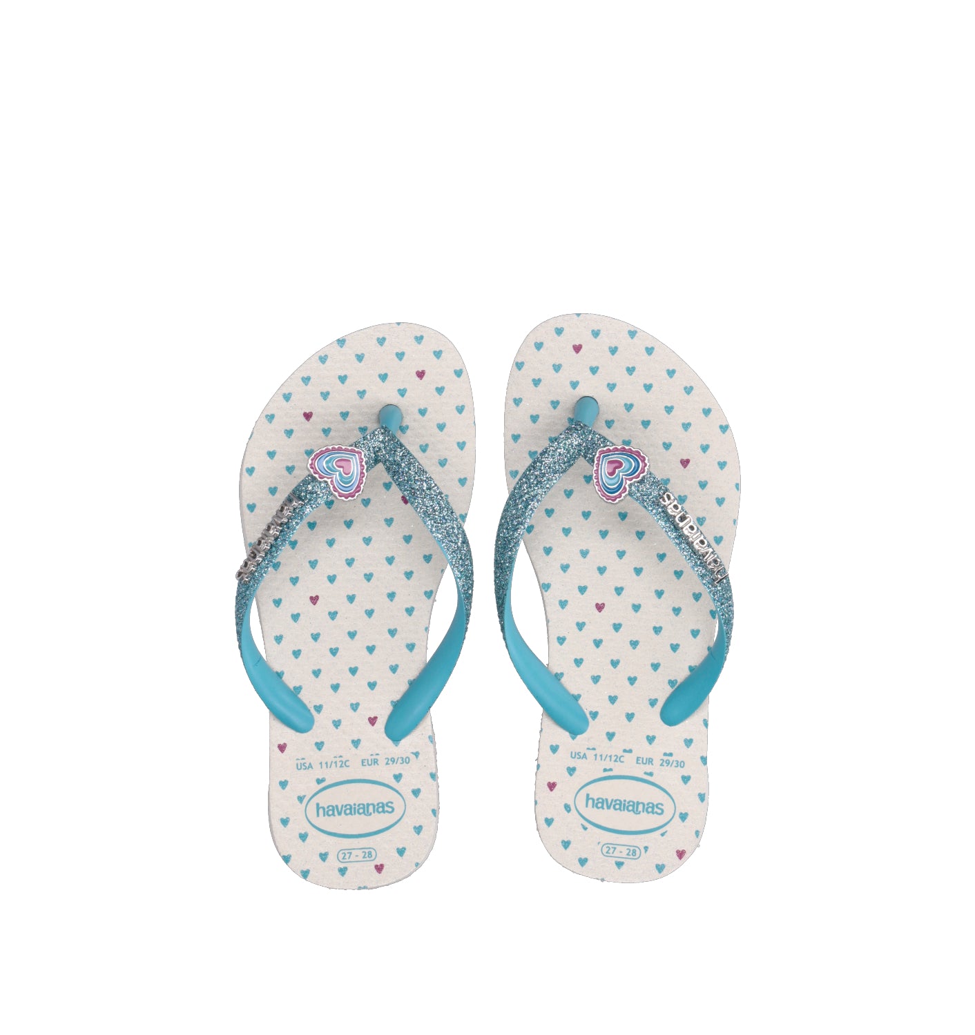 HAVAIANAS Ciabatta bimba bianca/azzurra