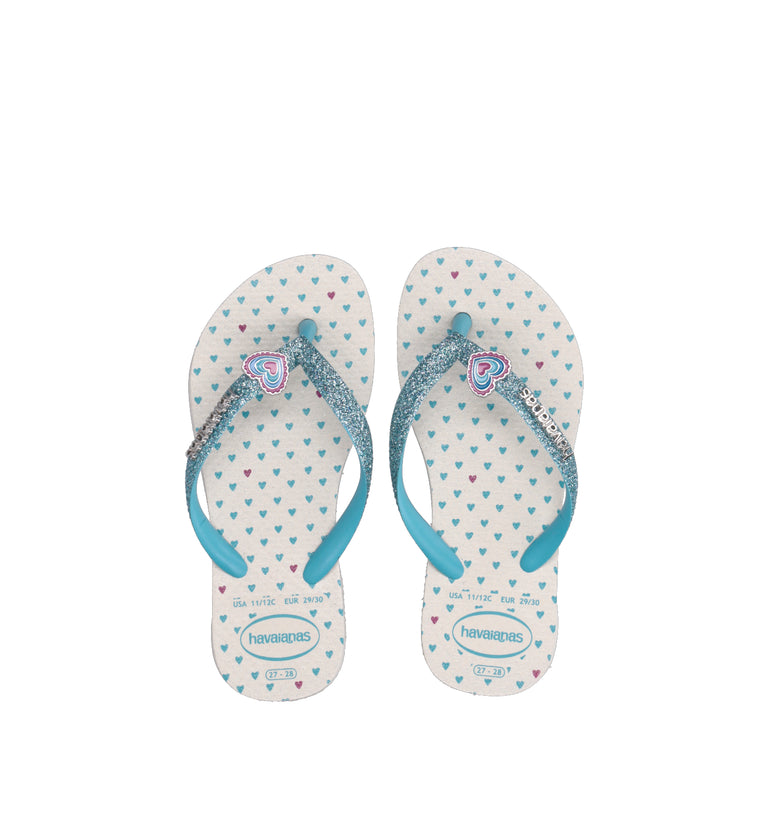 HAVAIANAS Ciabatta bimba bianca/azzurra