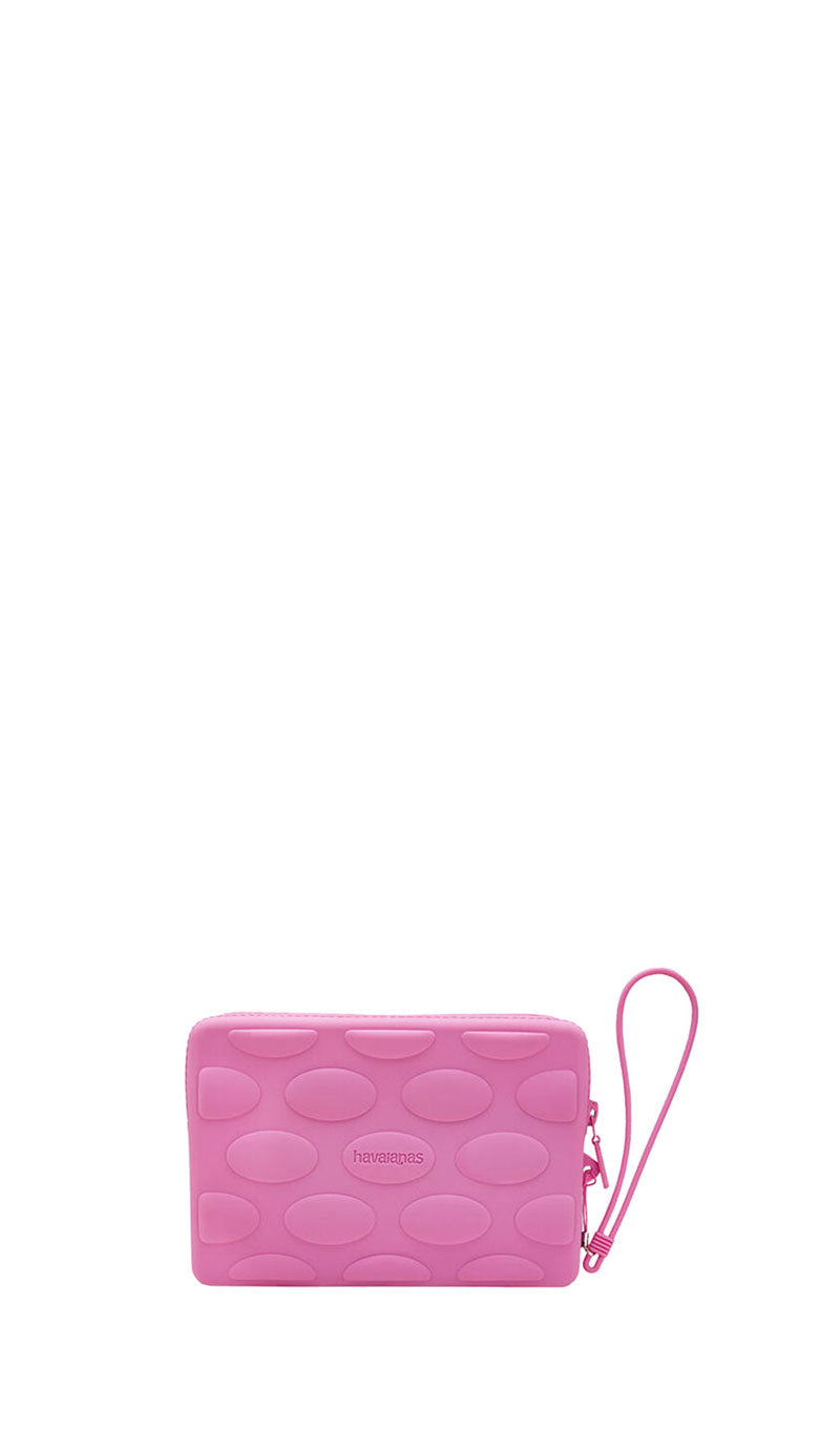 HAVAIANAS Pochette rosa in silicone