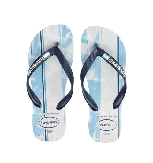 HAVAIANAS Ciabatta uomo bianca/blu