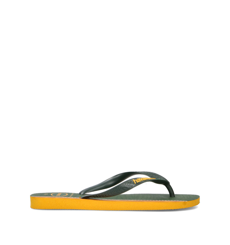 HAVAIANAS Ciabatta uomo verde/senape