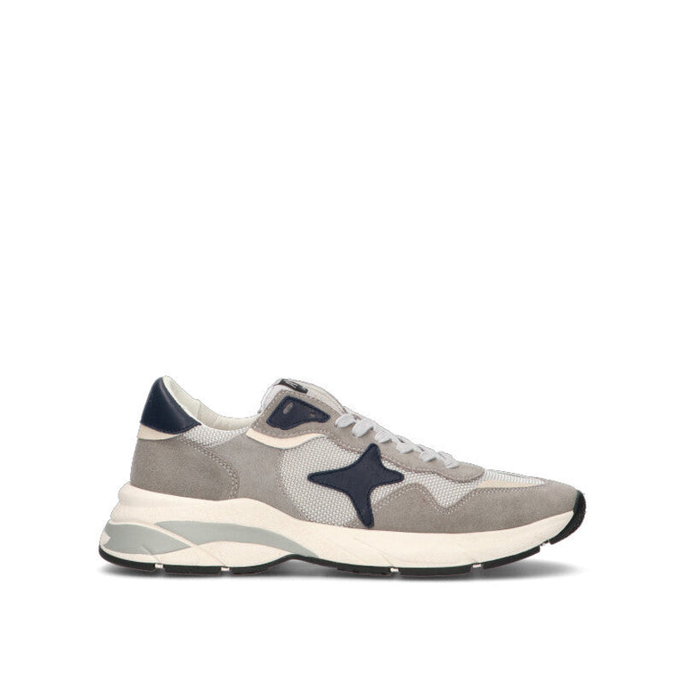 AMA-BRAND Sneaker uomo grigia/blu