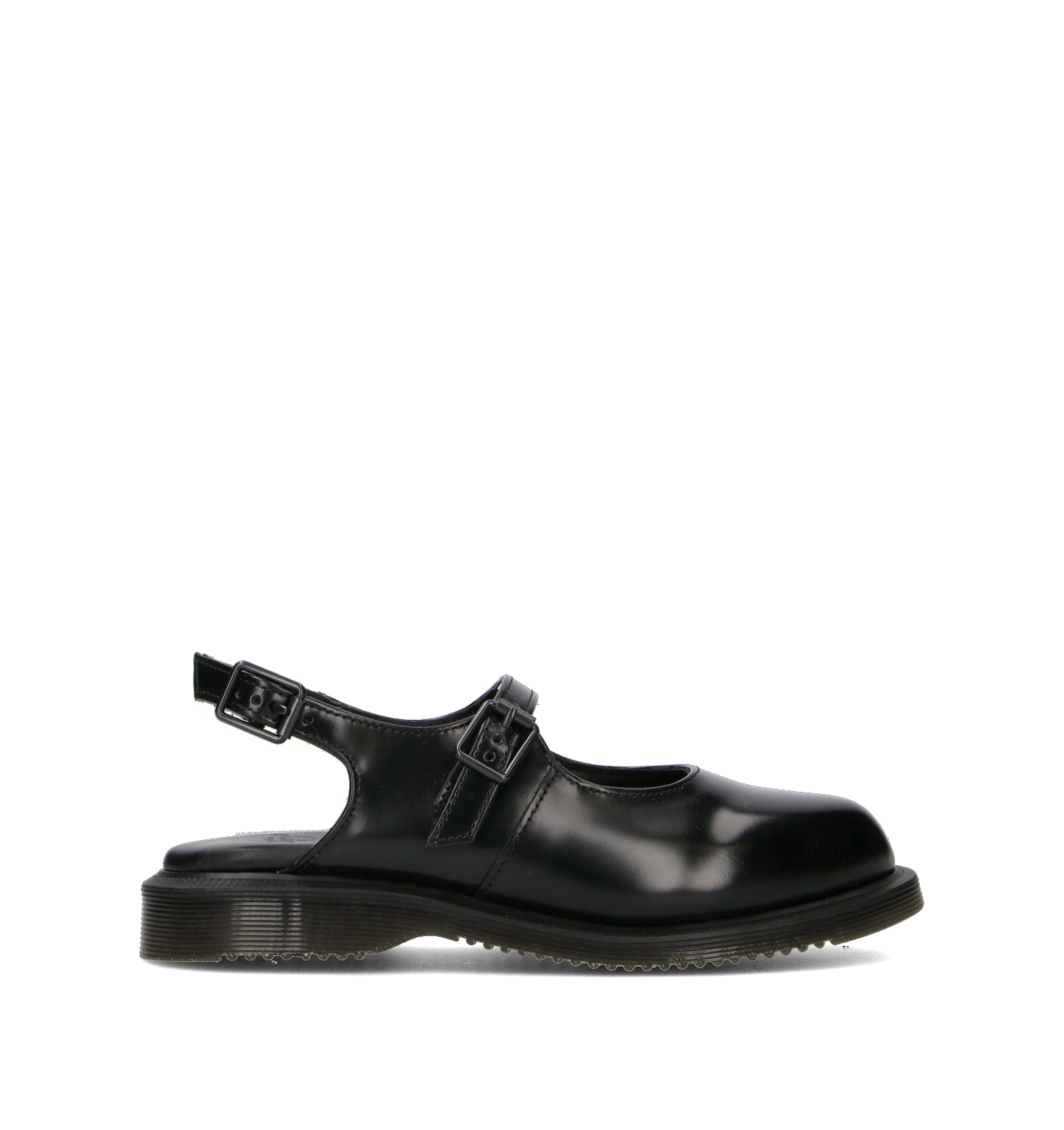 DR. MARTENS Slingback donna nera in pelle