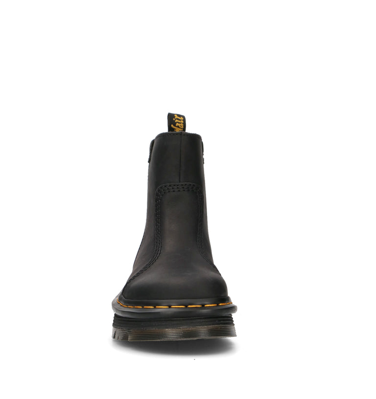 DR. MARTENS ZEBZAG RIGGER Tronchetto donna nero in pelle