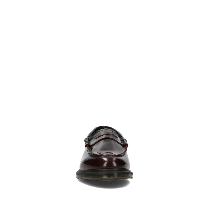 DR. MARTENS Mocassino uomo bordeaux in pelle