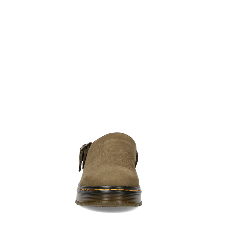 DR. MARTENS BROOKLINE MULE Sabot uomo oliva in nabuk