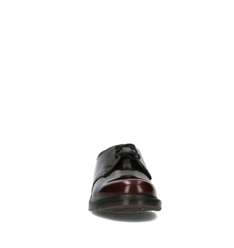 DR. MARTENS Stringata donna bordeaux in pelle