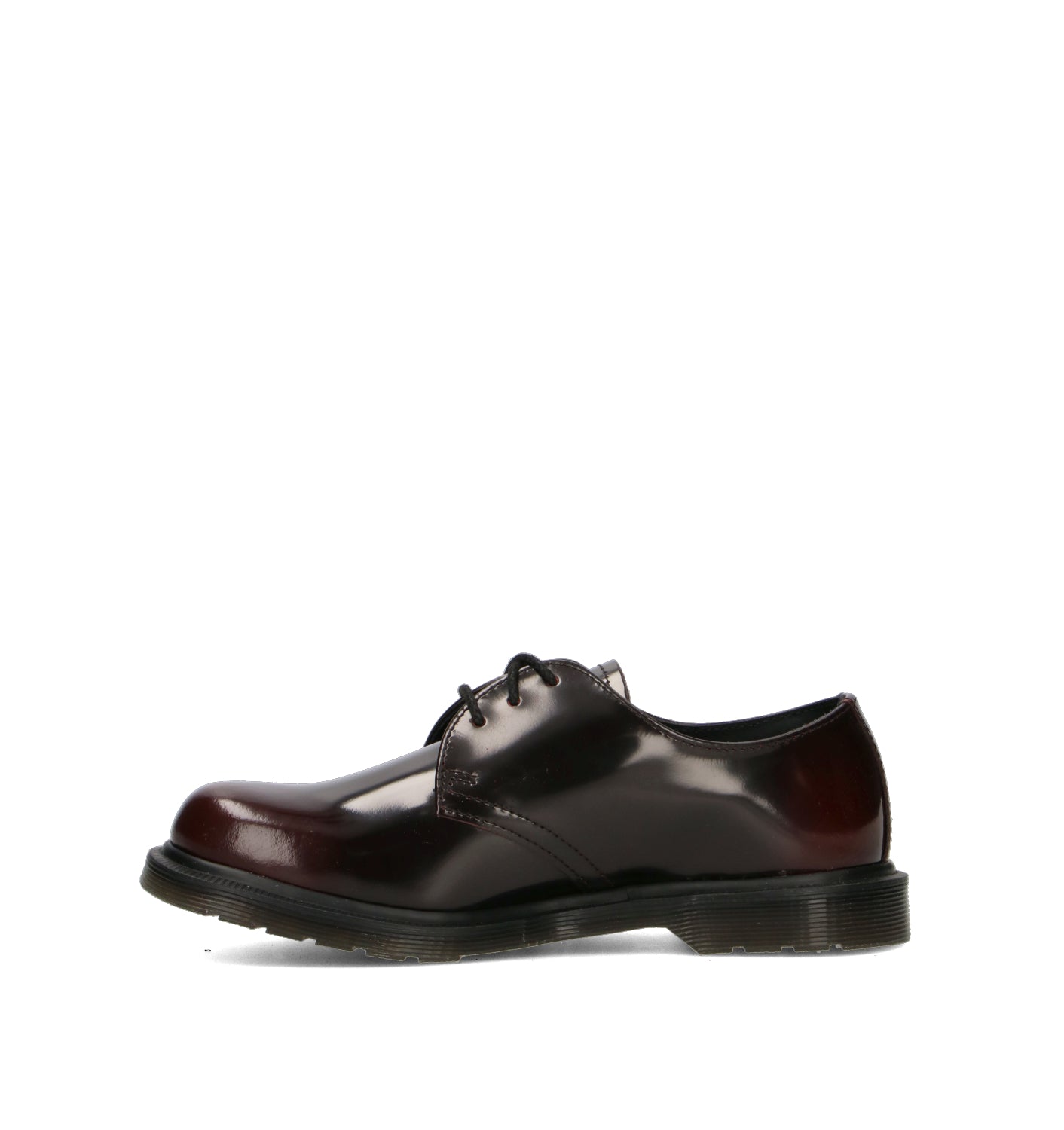 DR. MARTENS Stringata donna bordeaux in pelle