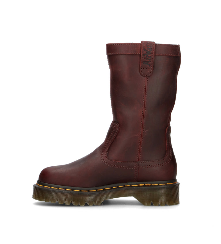 DR. MARTENS ANISTON PULL ON Stivale donna bordeaux in pelle