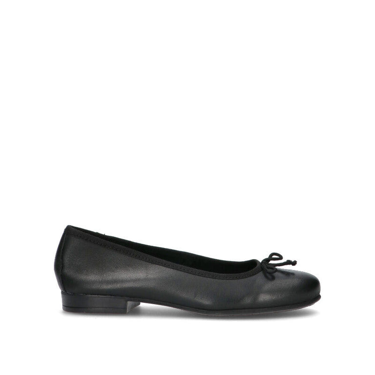 VARIOPINTO Ballerina donna nera in pelle