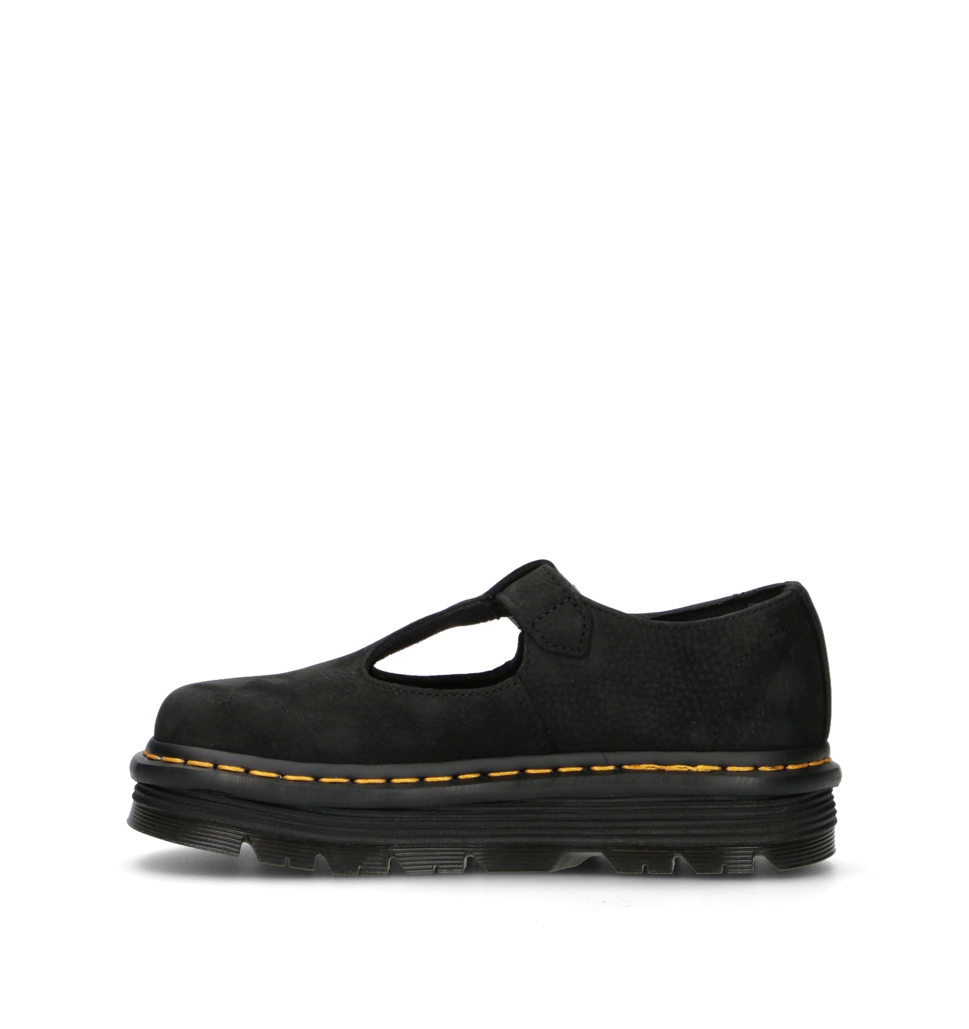 DR. MARTENS ZEBZAG MARY JANE Mocassino donna nero in nabuk