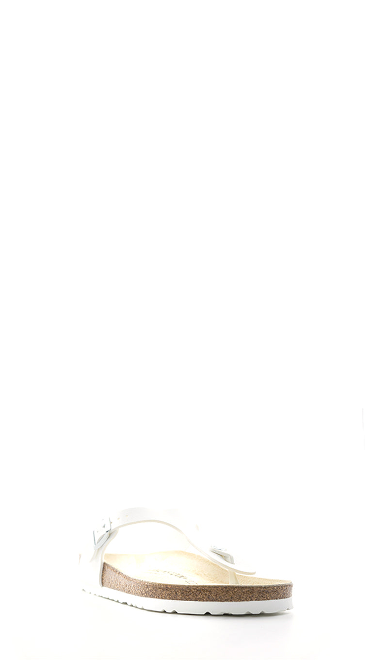 BIRKENSTOCK GIZEH Ciabatta donna bianca in pelle