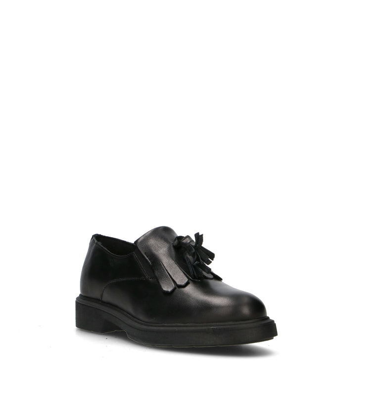 VARIOPINTO Mocassino donna nero in pelle