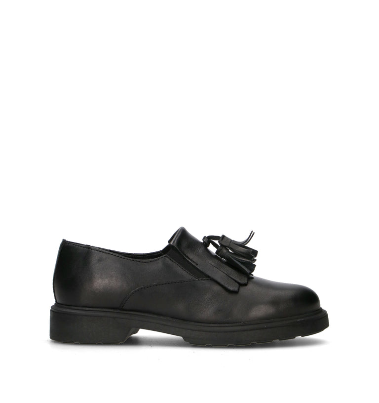 VARIOPINTO Mocassino donna nero in pelle