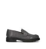 ROSA E ROSA Mocassino donna grigio in pelle