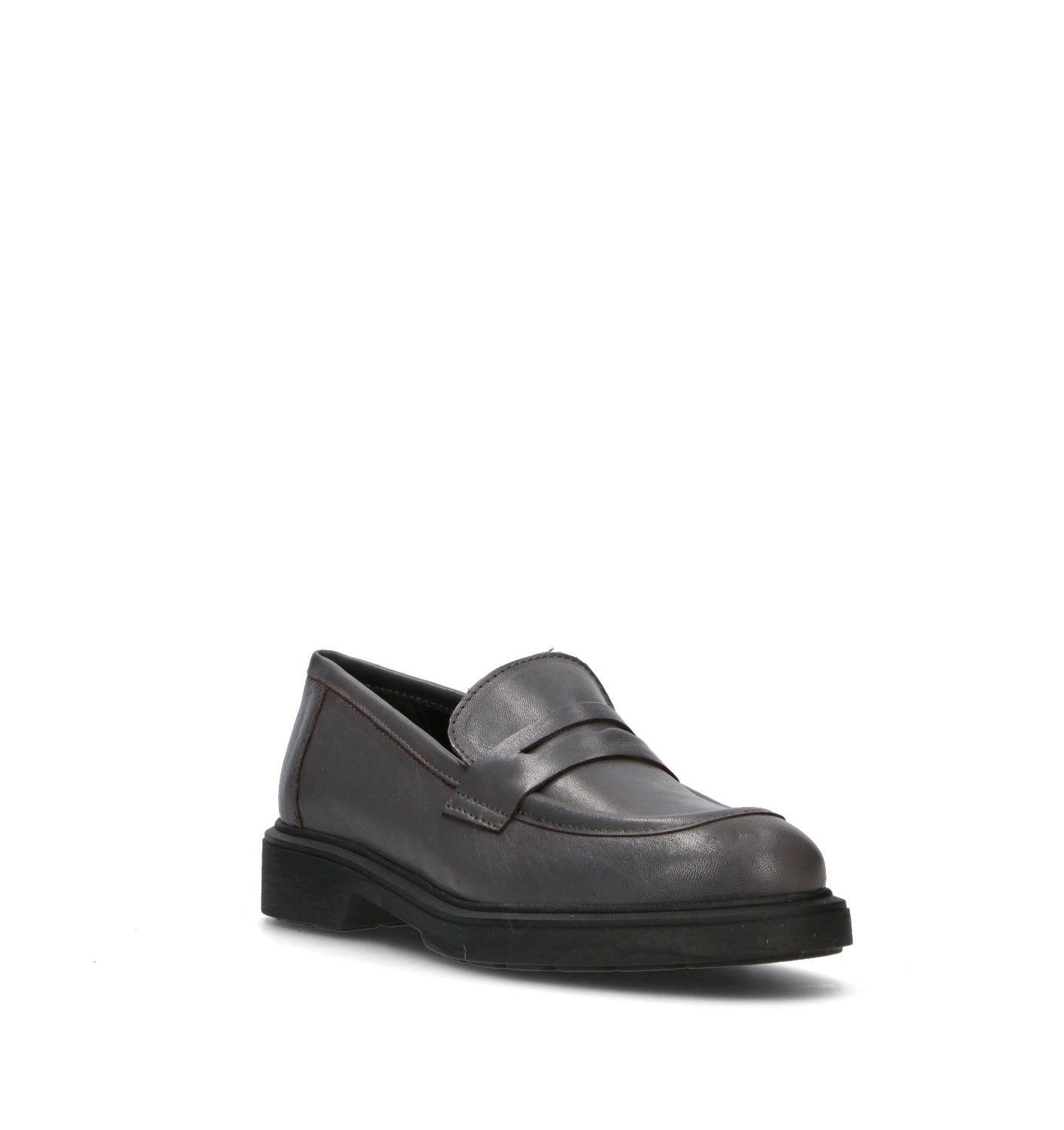 ROSA E ROSA Mocassino donna grigio in pelle