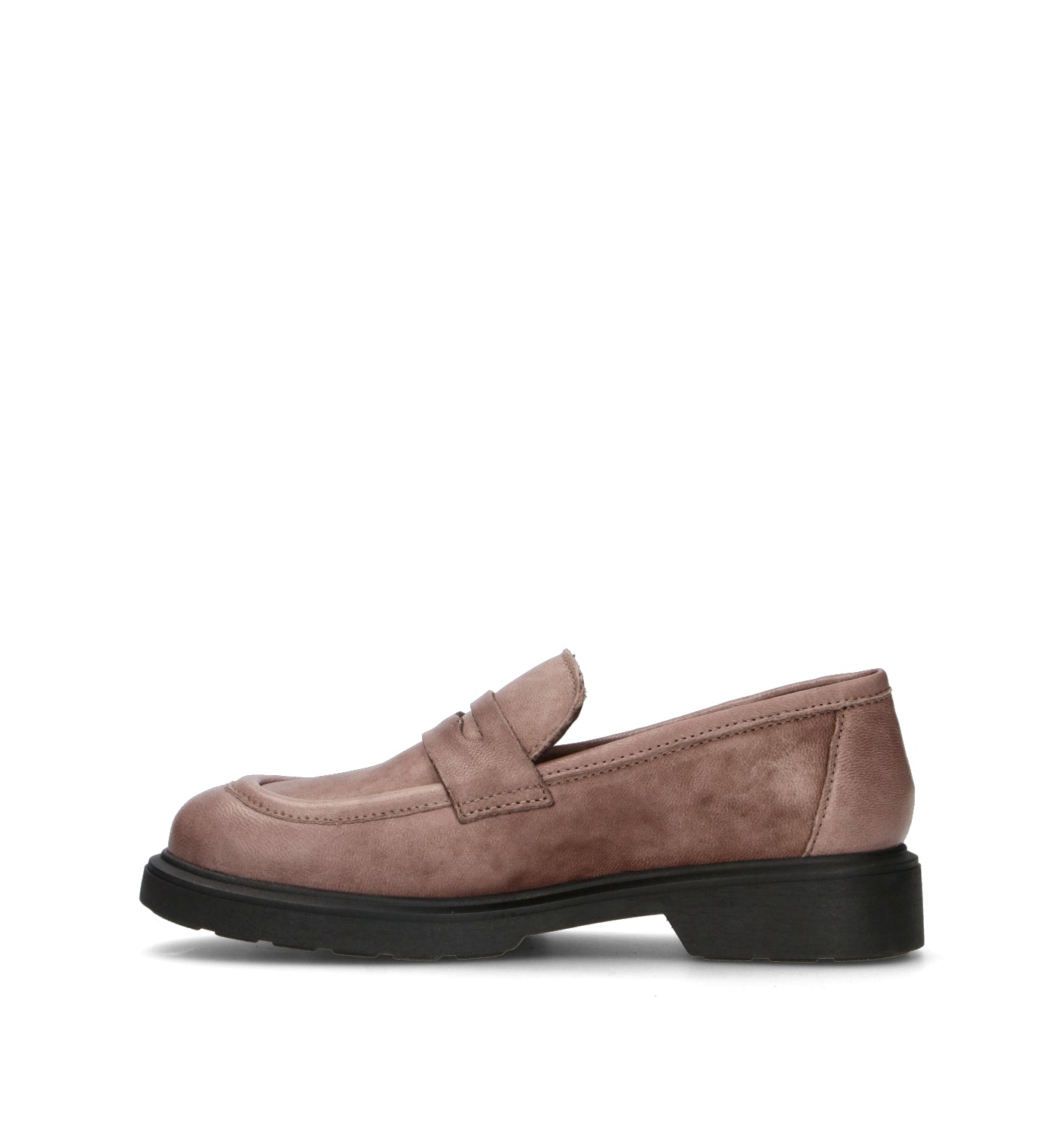 ROSA E ROSA Mocassino donna taupe in pelle