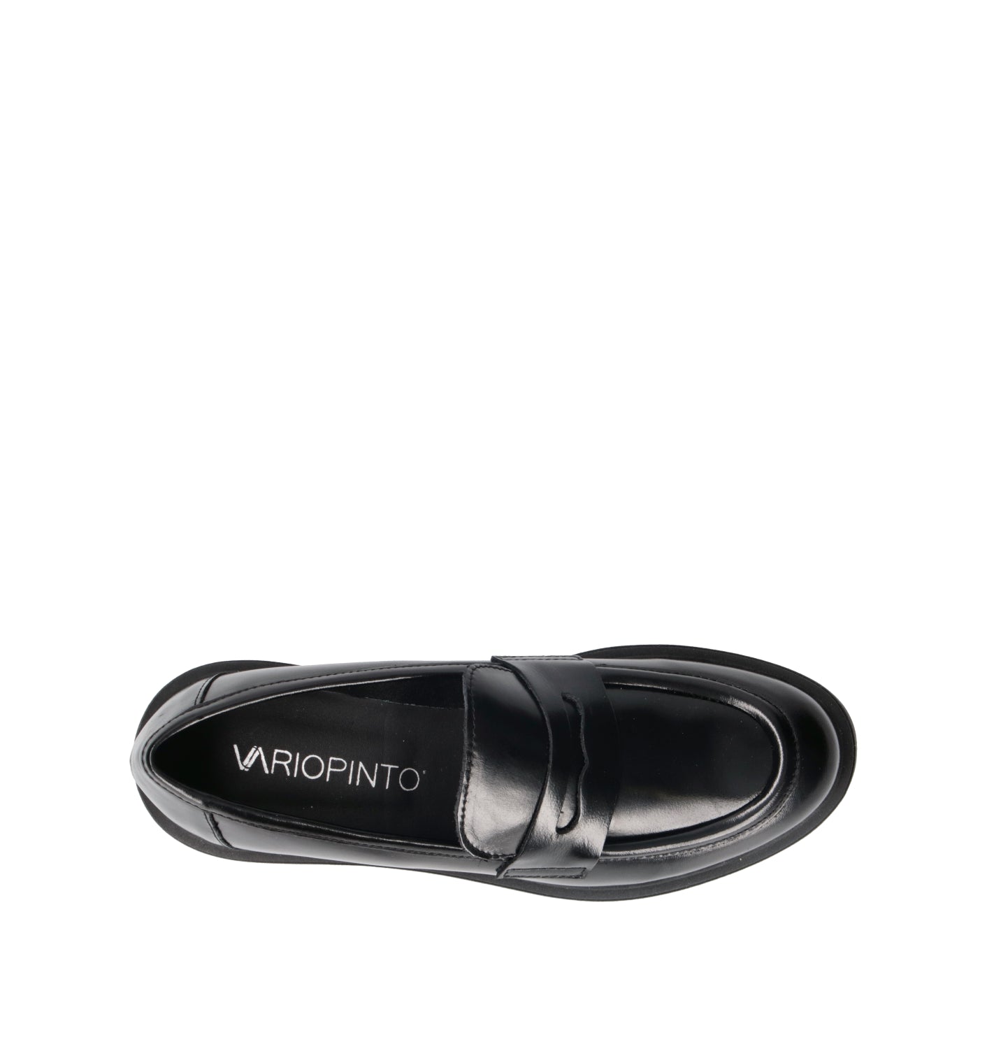 VARIOPINTO Mocassino donna nero in pelle