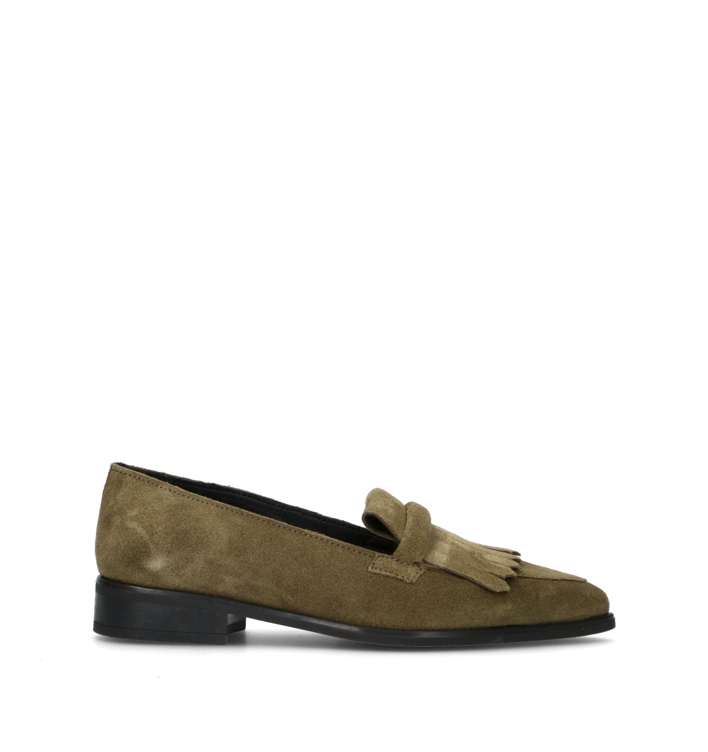 ROSA E ROSA Mocassino donna militare in suede