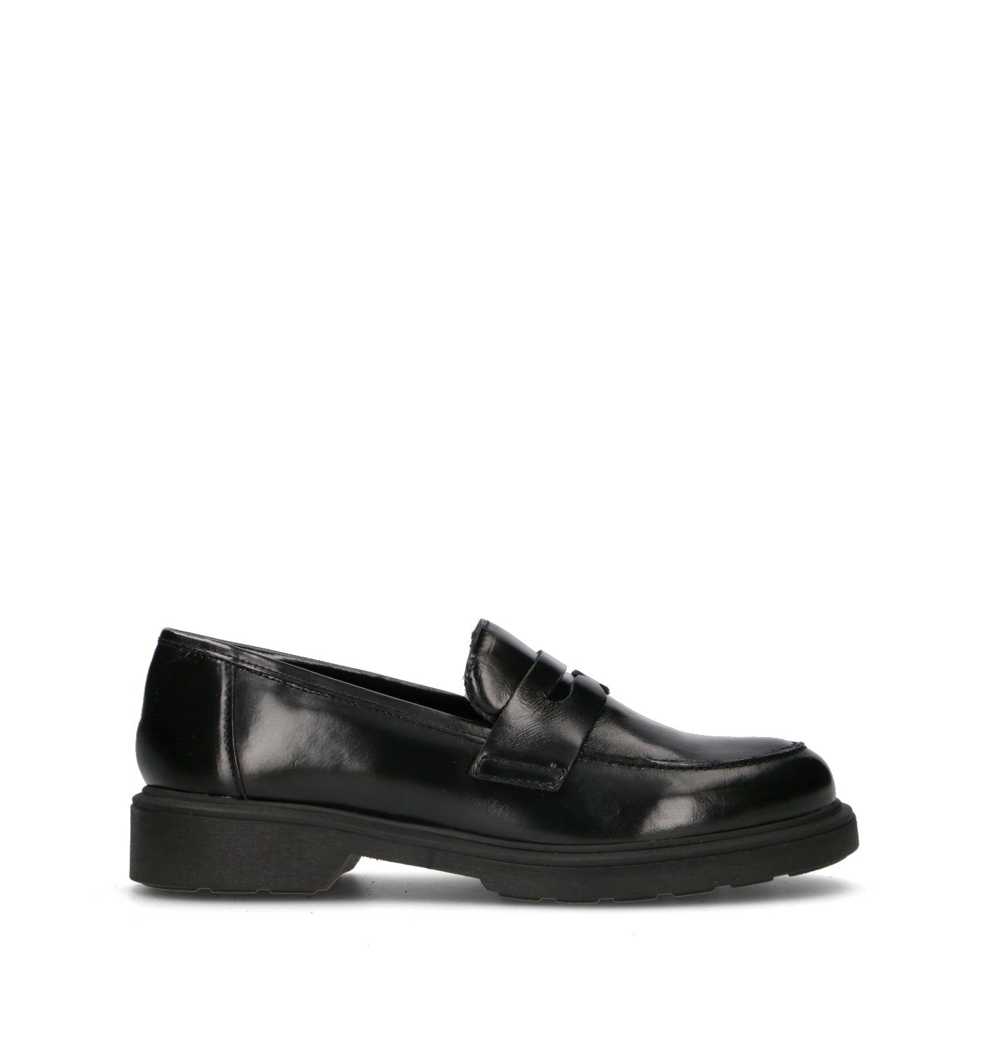 VARIOPINTO Mocassino donna nero in pelle