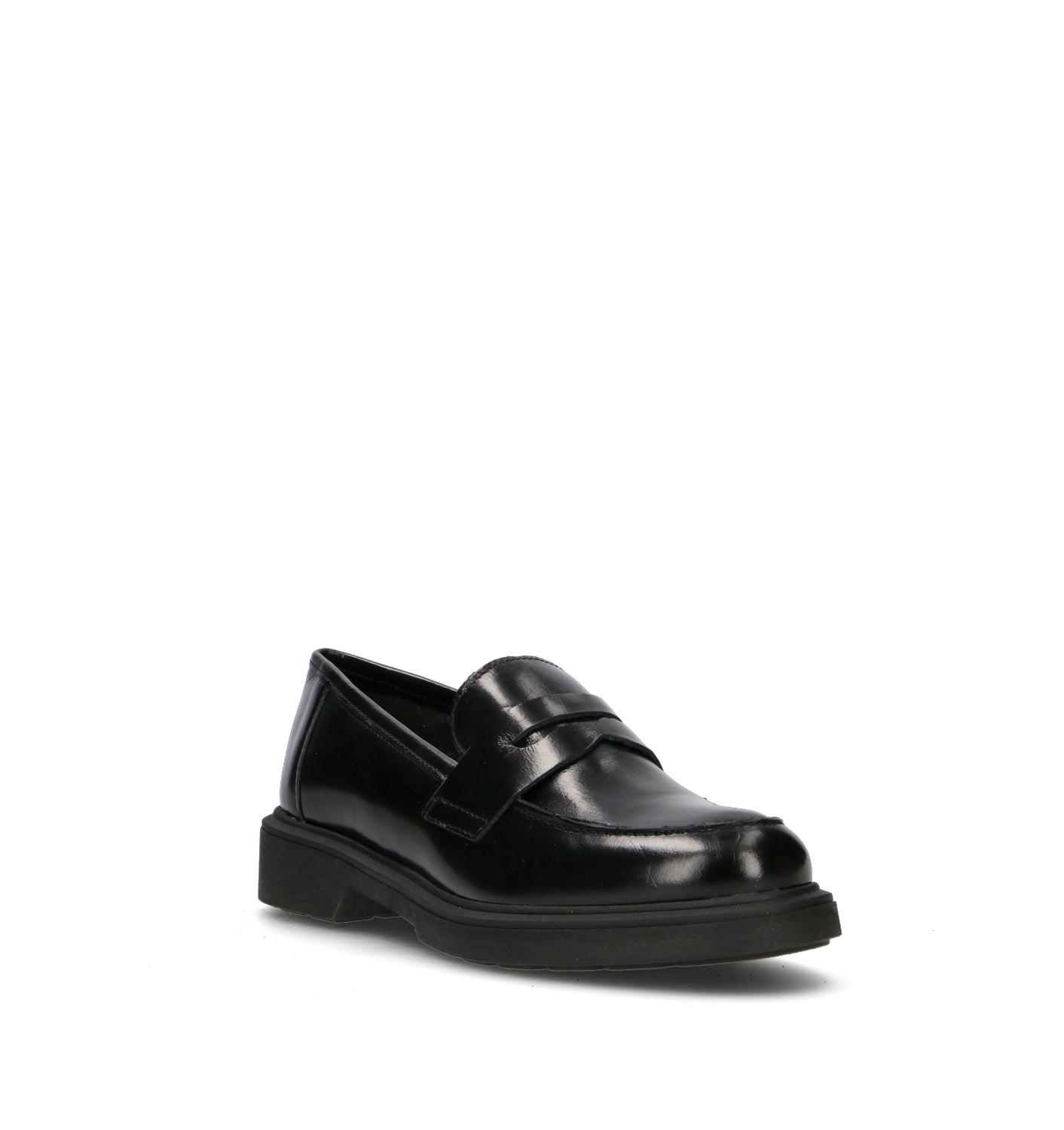 VARIOPINTO Mocassino donna nero in pelle