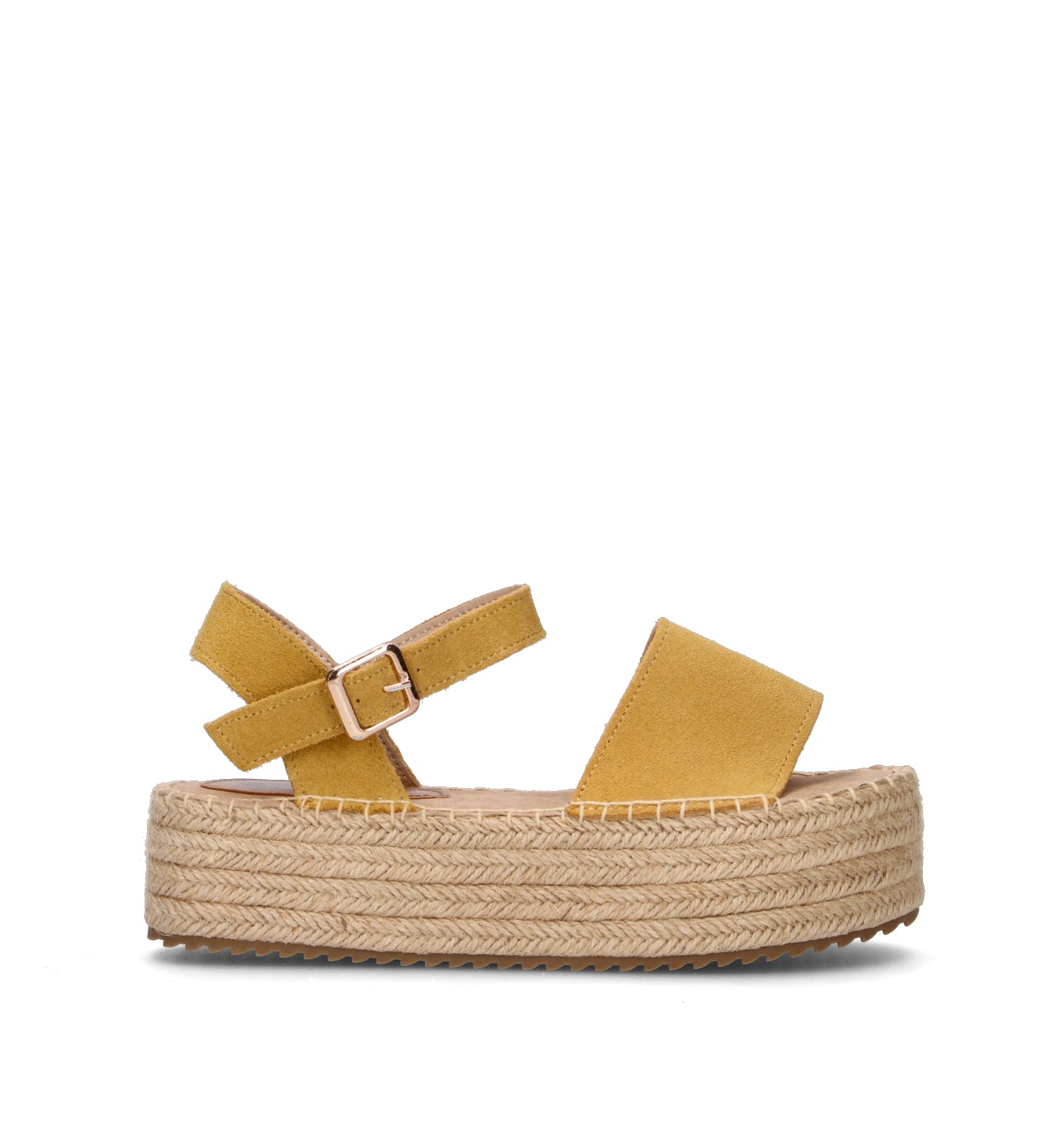 XTI FOOTWEAR Sandalo donna giallo in suede