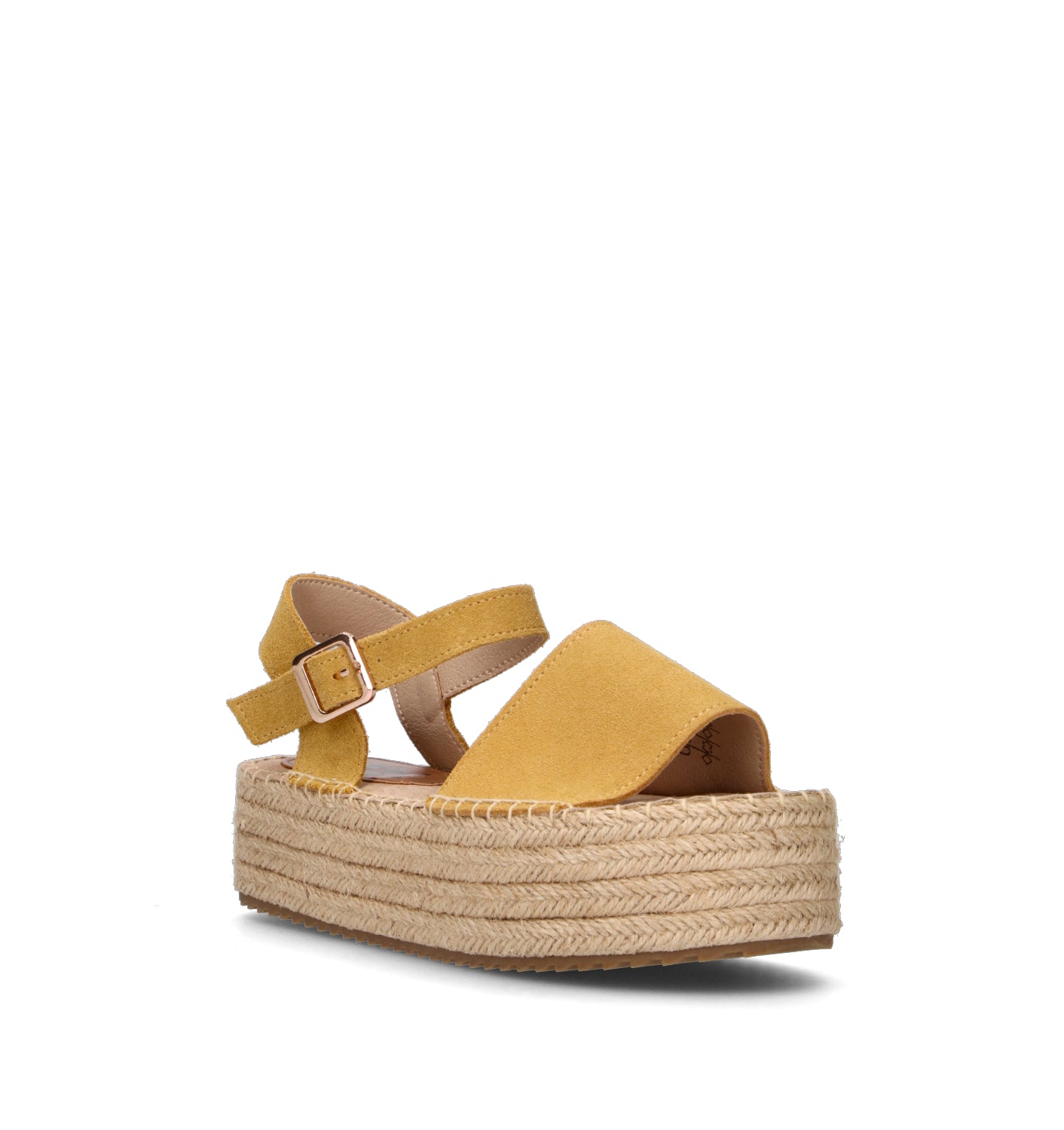 XTI FOOTWEAR Sandalo donna giallo in suede
