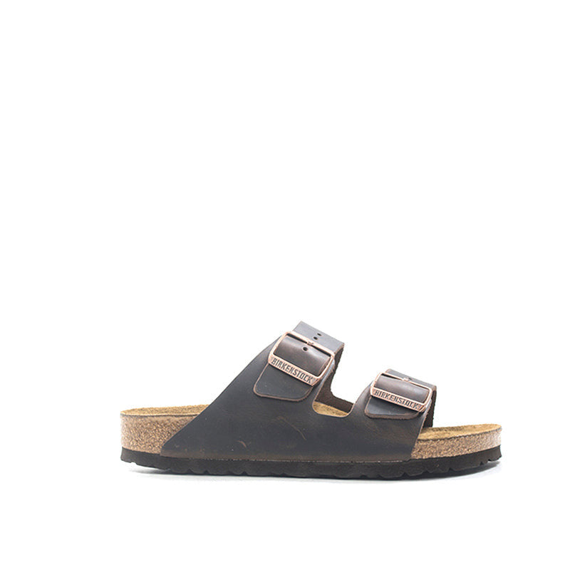 BIRKENSTOCK ARIZONA Ciabatta donna marrone in pelle