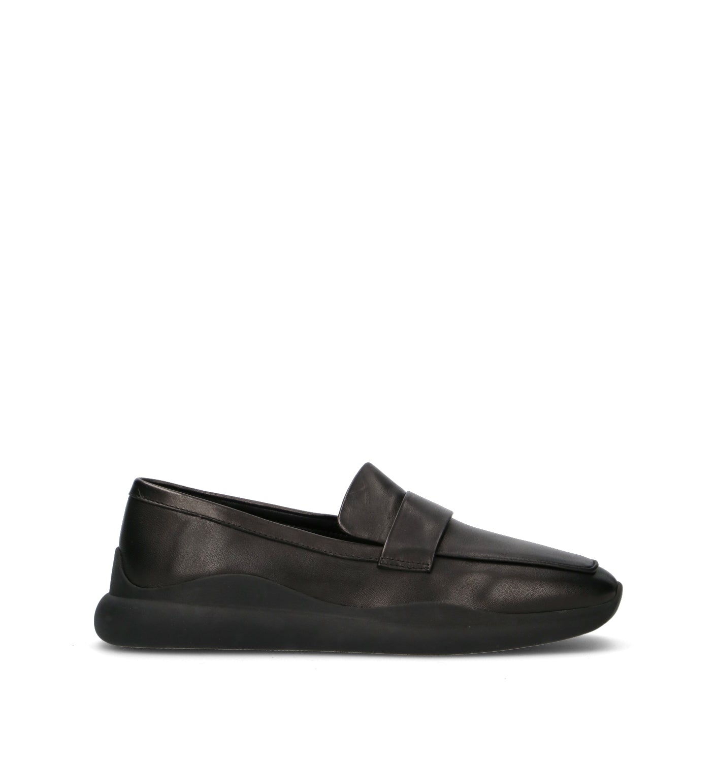 EMANUELLE VEE Mocassino donna nero in pelle