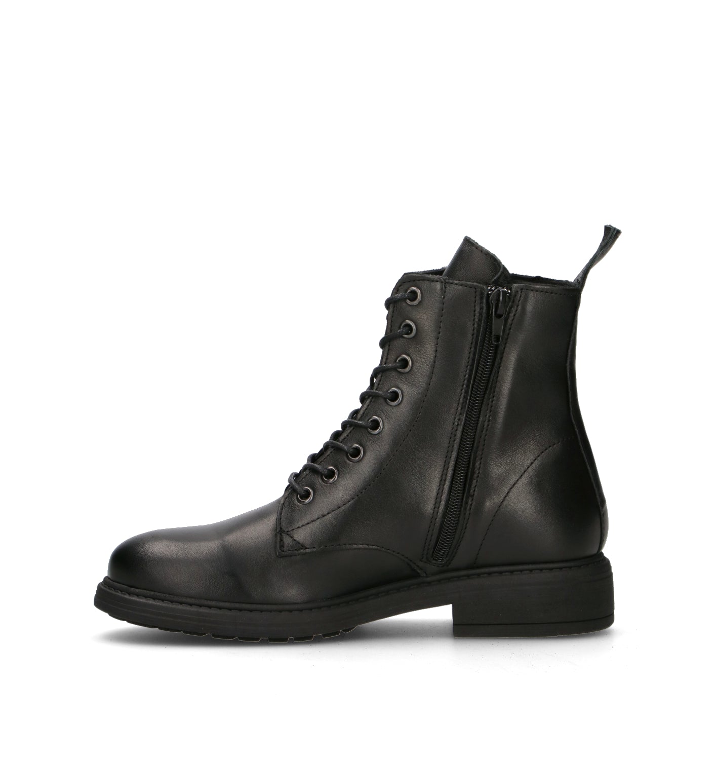 VARIOPINTO Anfibio donna nero in pelle