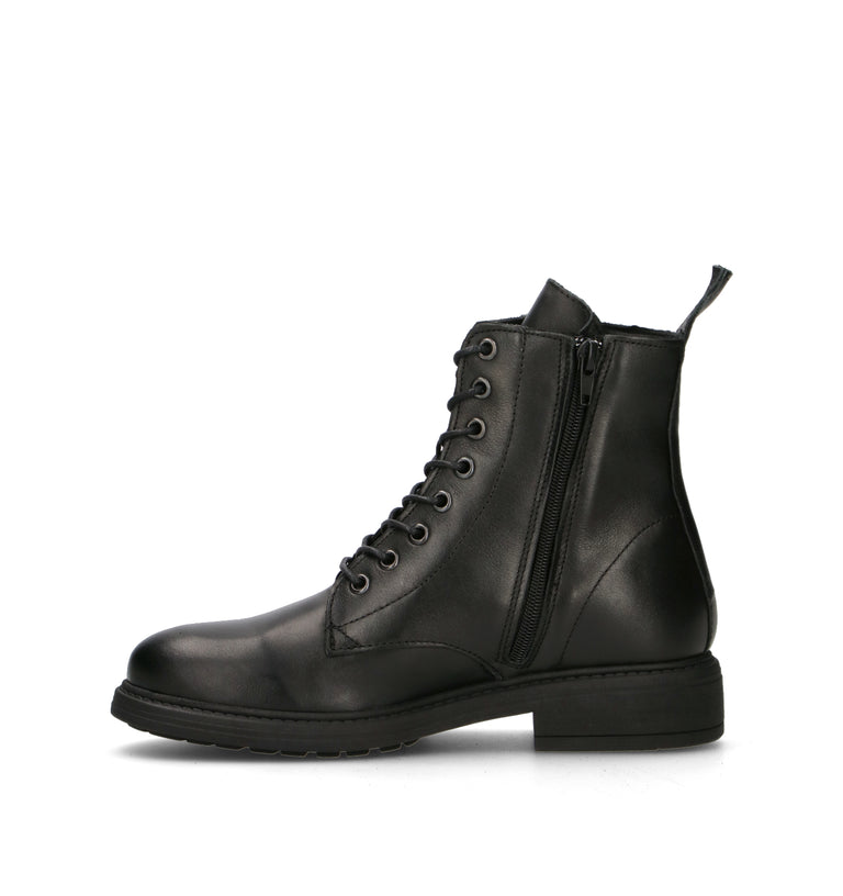 VARIOPINTO Anfibio donna nero in pelle