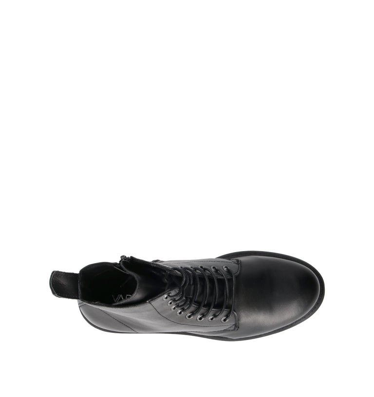 VARIOPINTO Anfibio donna nero in pelle