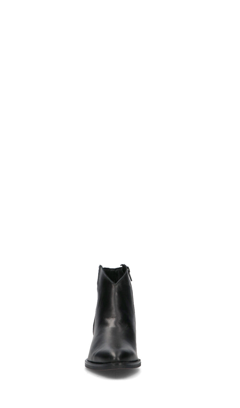 VARIOPINTO Tronchetto donna nero in  pelle