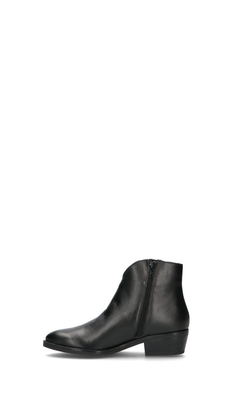 VARIOPINTO Tronchetto donna nero in  pelle