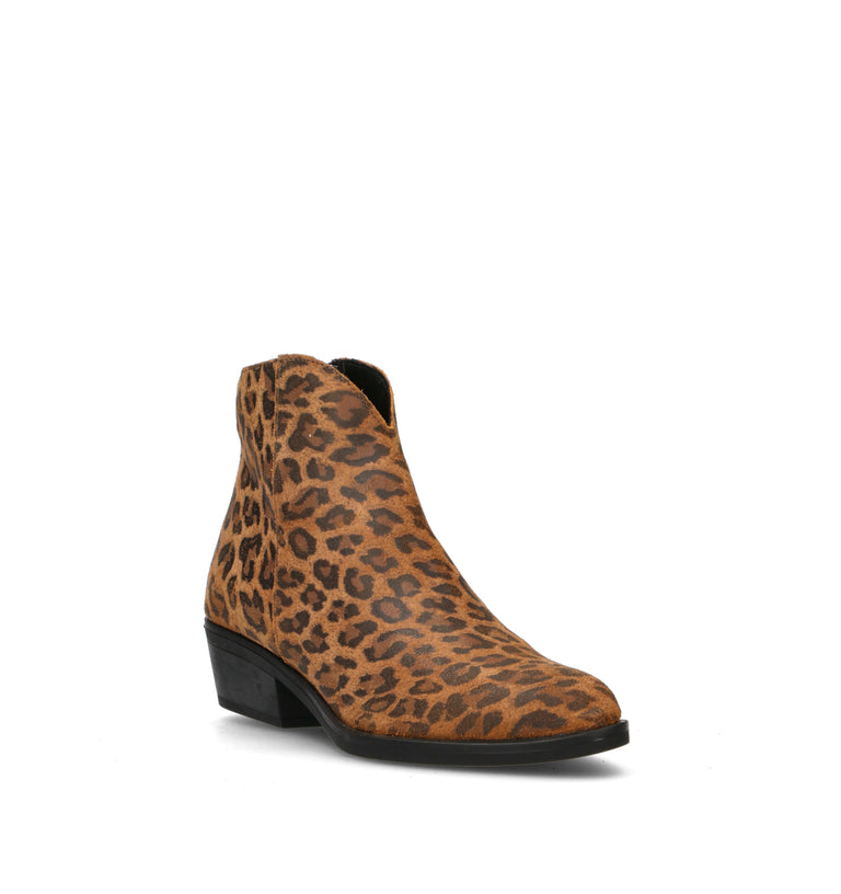 VARIOPINTO Tronchetto donna maculato in suede