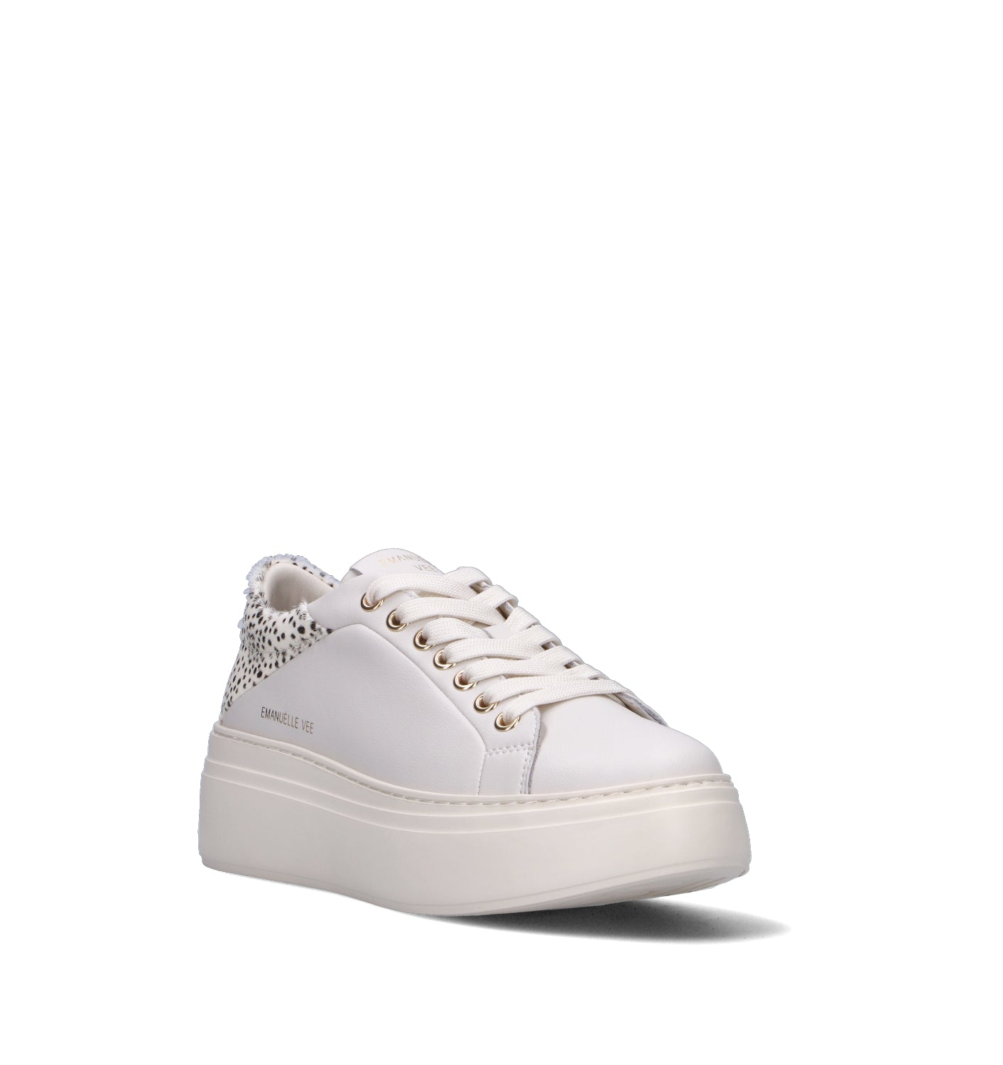 EMANUELLE VEE Sneaker donna bianca in pelle