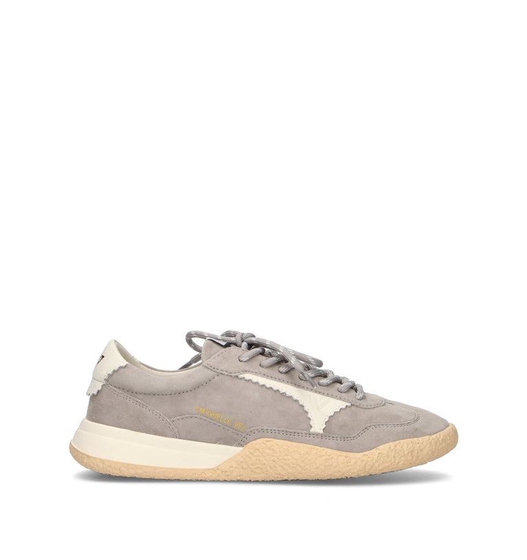 EMANUELLE VEE Sneaker donna grigia in suede