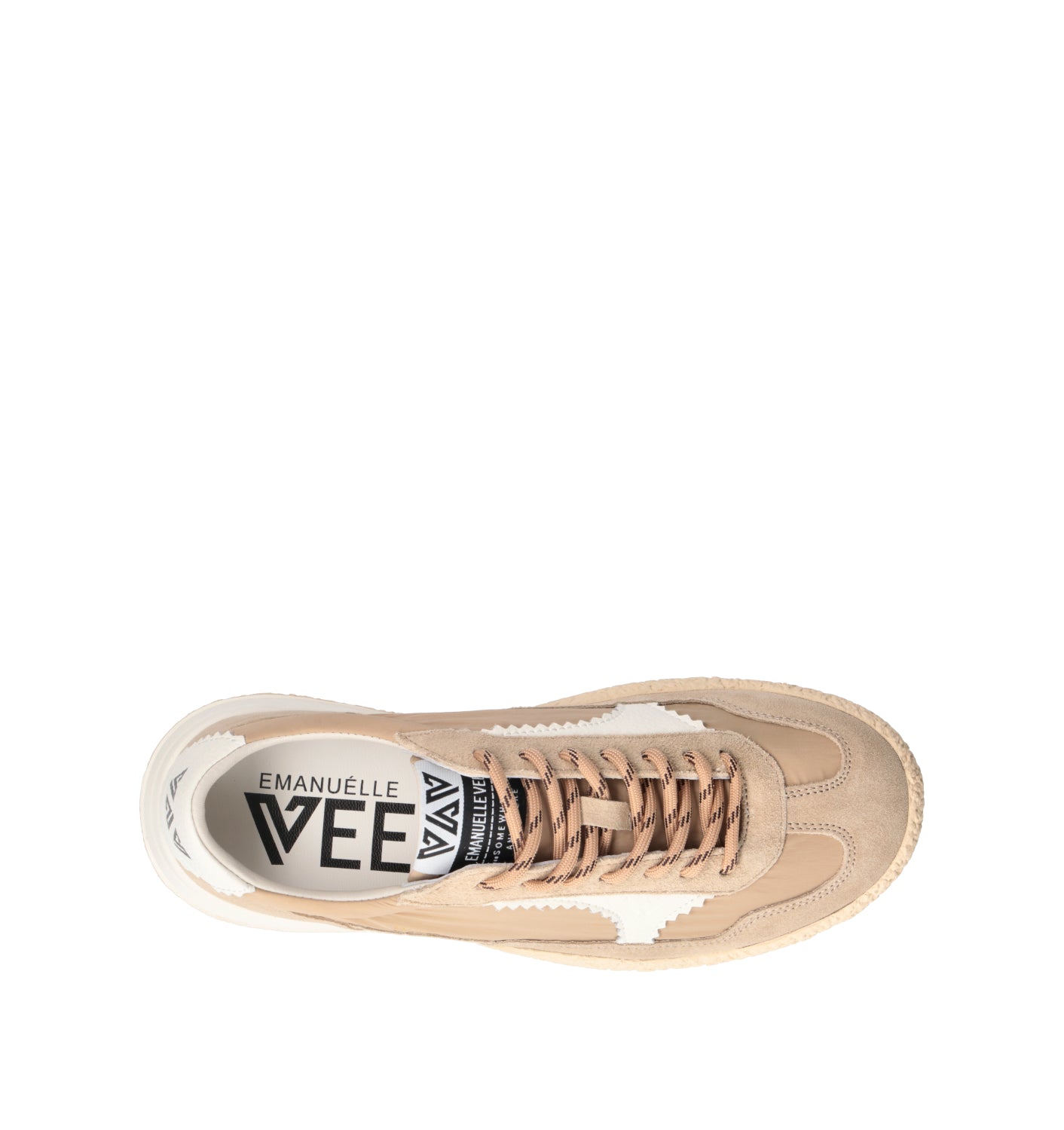 EMANUELLE VEE Sneaker donna beige