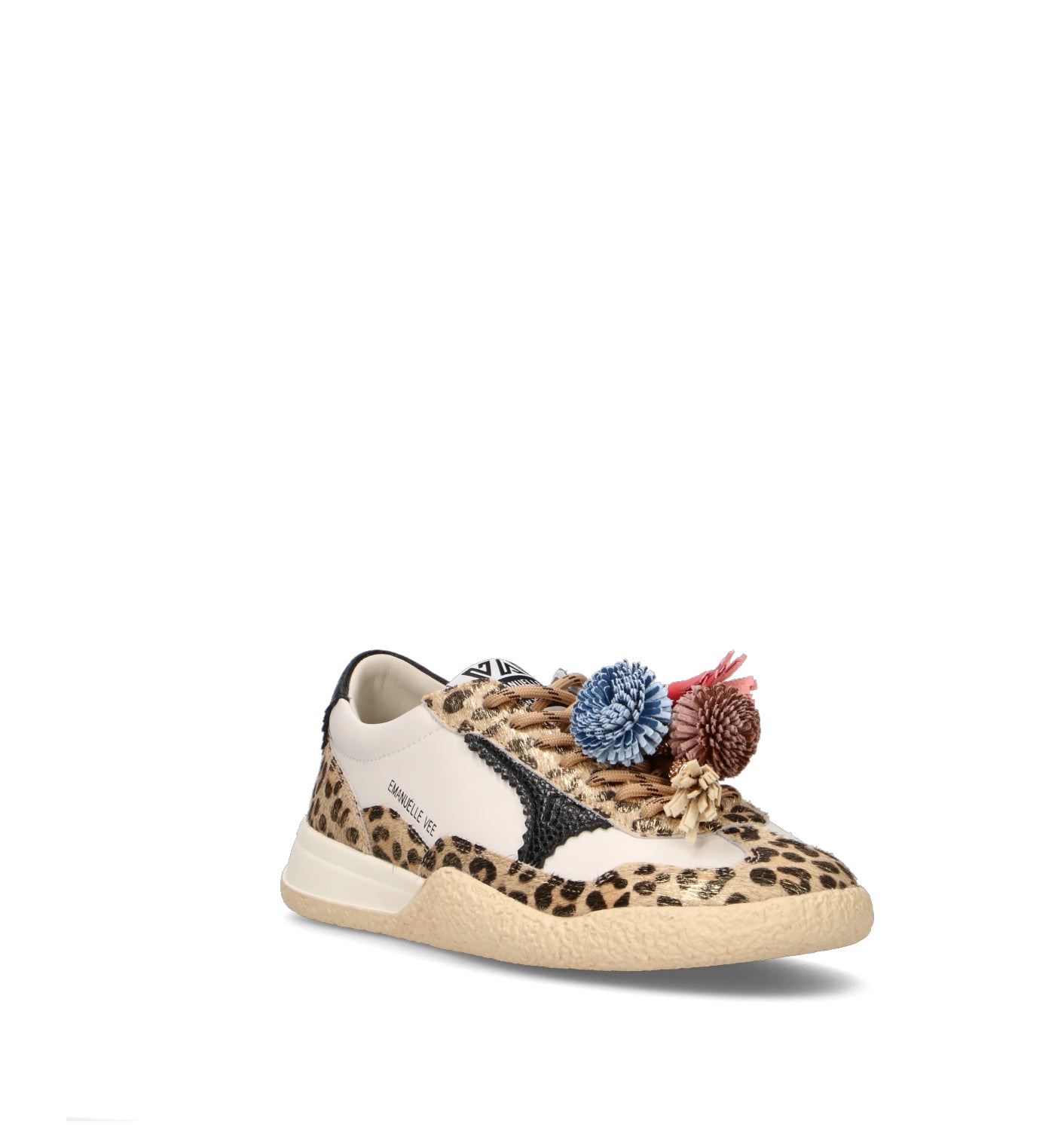 EMANUELLE VEE Sneaker donna maculata in pelle