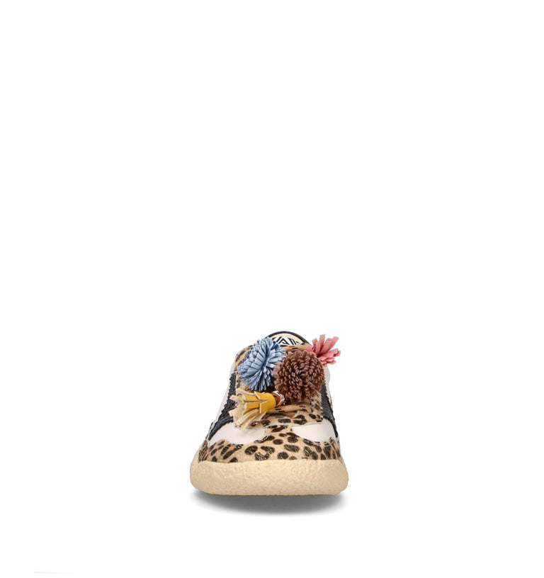 EMANUELLE VEE Sneaker donna maculata in pelle