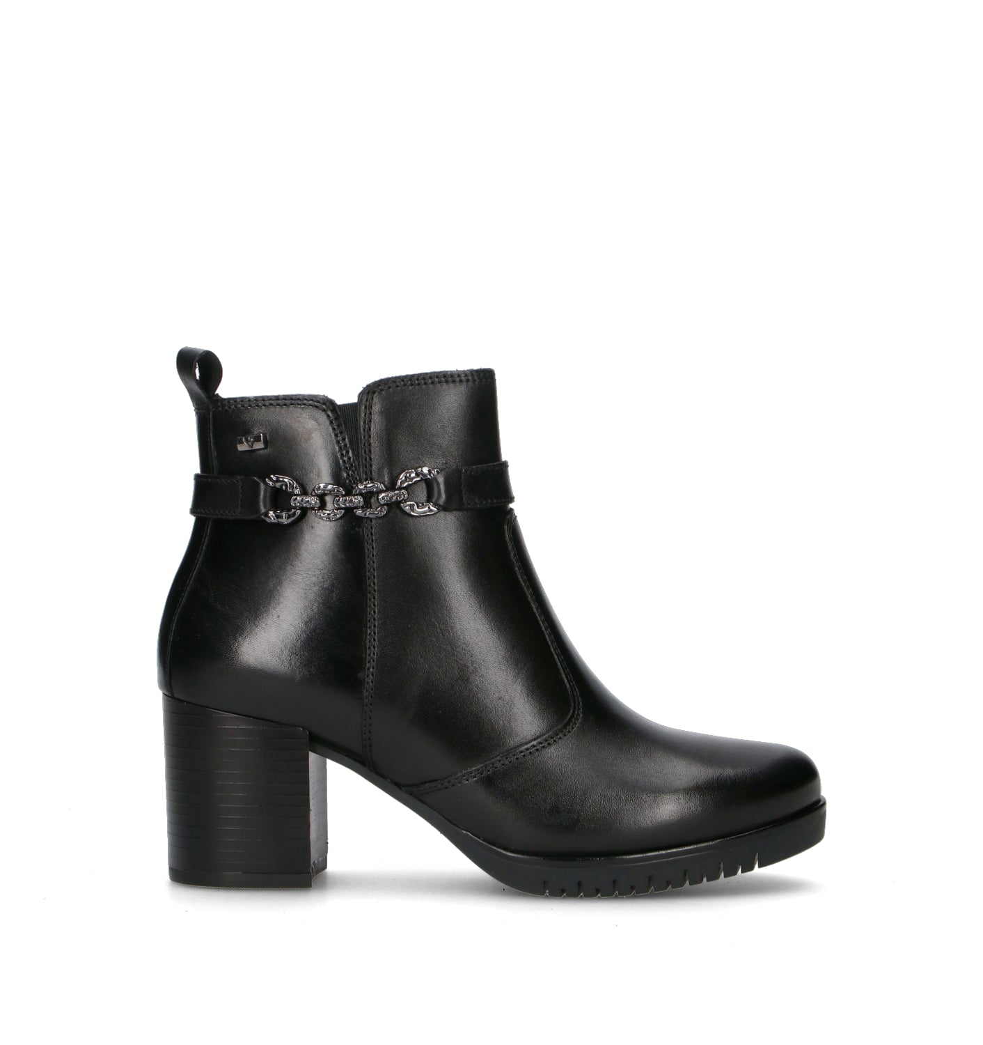 VALLEVERDE Tronchetto donna nero in pelle