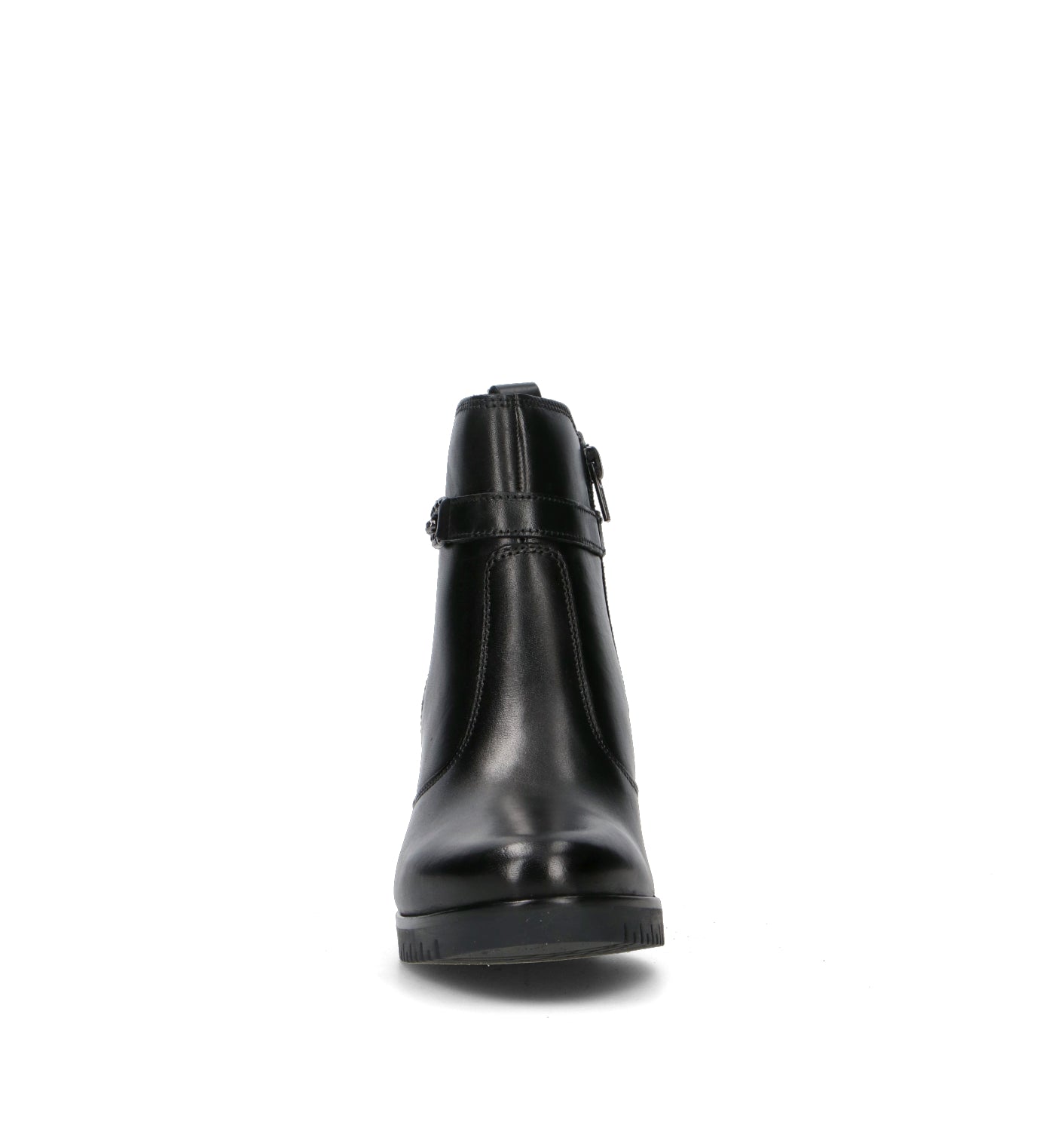 VALLEVERDE Tronchetto donna nero in pelle