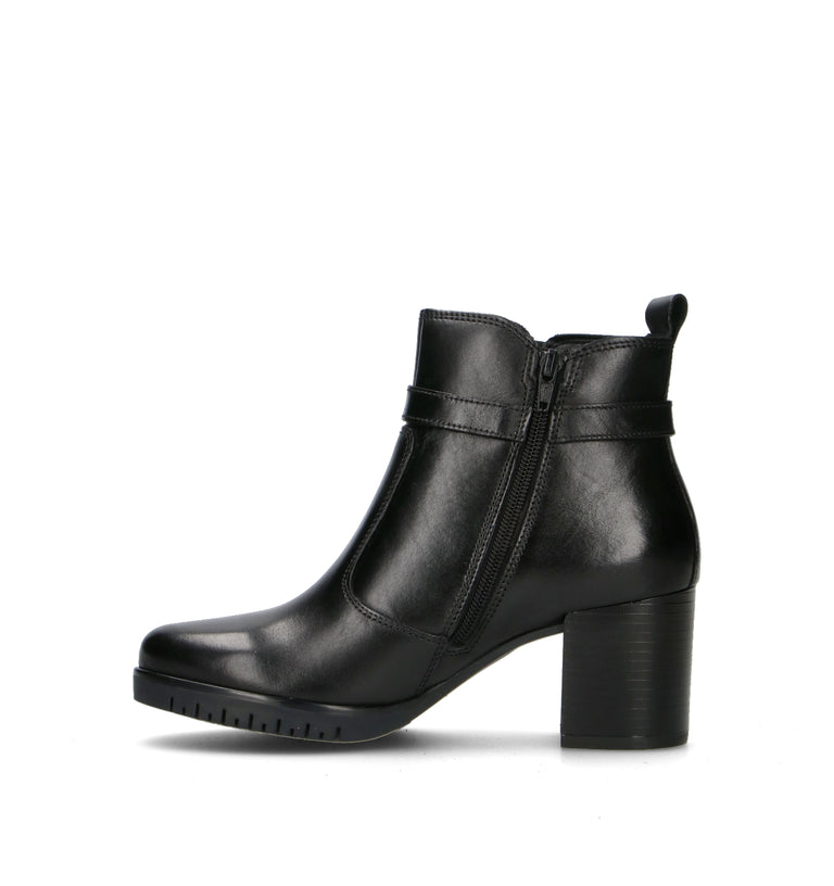 VALLEVERDE Tronchetto donna nero in pelle
