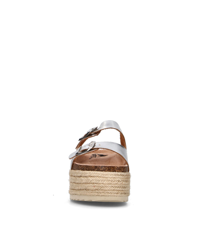 XTI FOOTWEAR Ciabatta donna platino