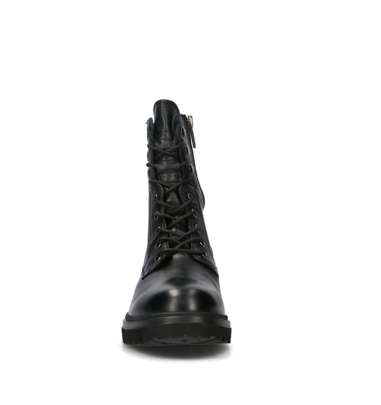 VALLEVERDE Anfibio donna nero in pelle