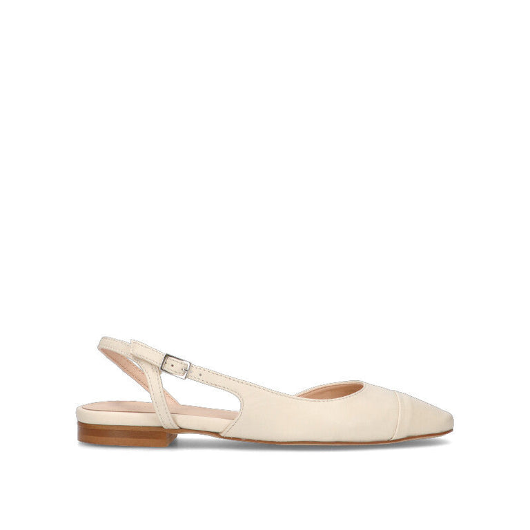 ROBERTA GINEPRI Slingback donna panna in pelle